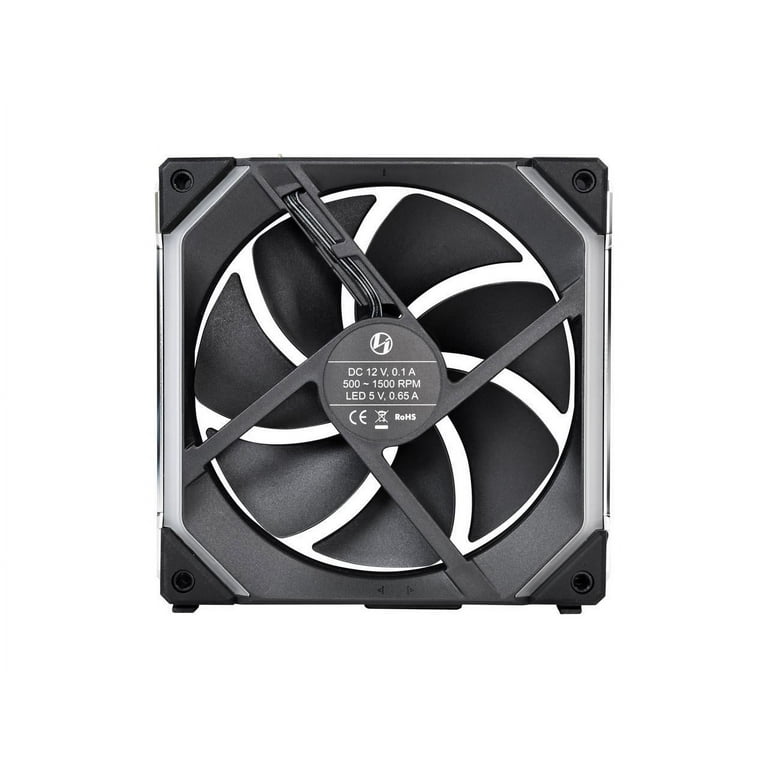 Lian Li UNI Fan SL120 RGB 6 Pack Black with Controller and Lian Li UNI Fan SL120 RGB 6 Pack Black with Controller and