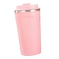 thumbnail image 4 of Tasse Isolée, Tasse à Café Isolée Compacte Portable Couleur Unie pour Maison Blanc,Noir,Bleu,Vert,Rose, 4 of 8