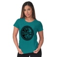 thumbnail image 3 of Dragon Yin Yang Style Symbol Balance Women's T Shirt Ladies Tee Brisco Brands 3X, 3 of 6