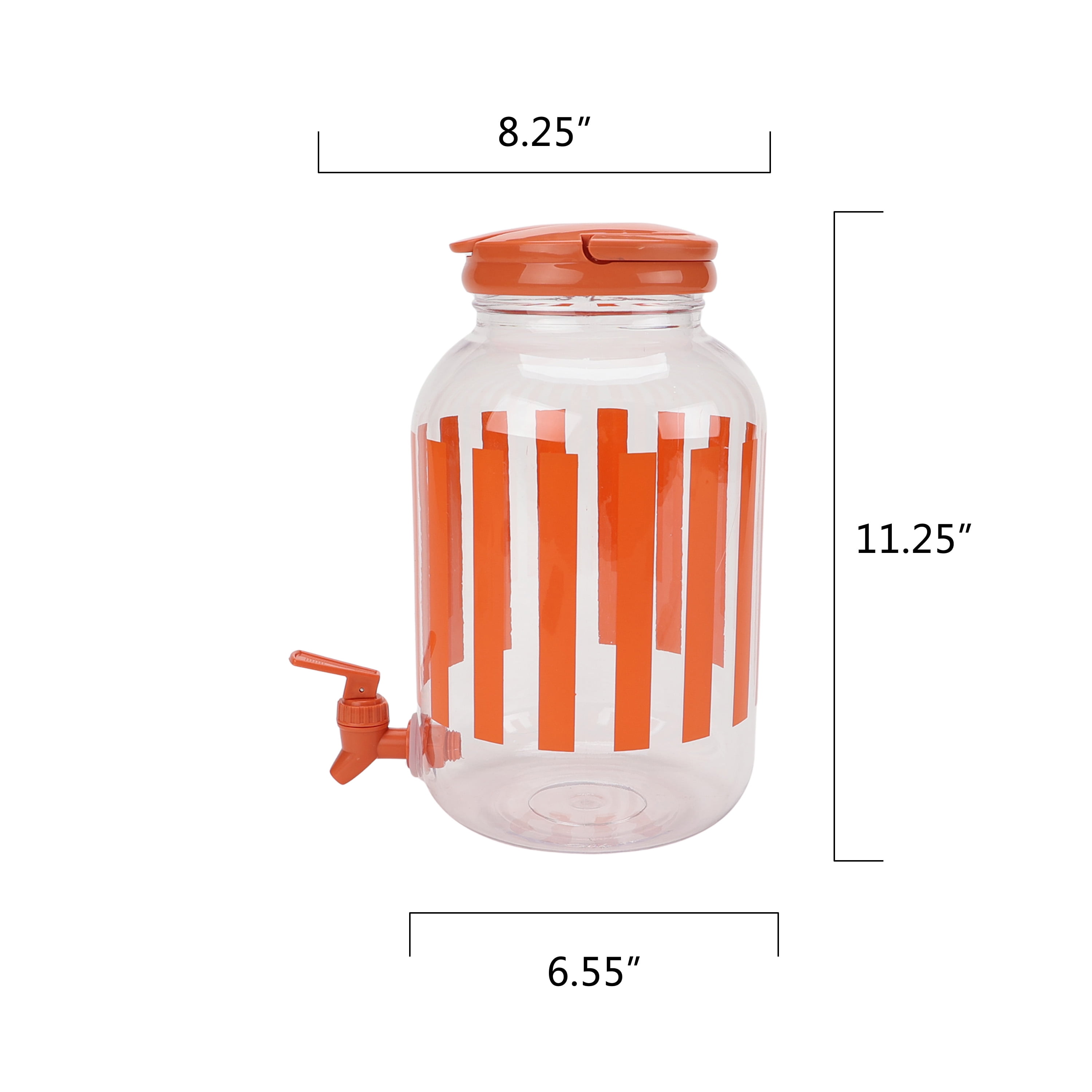 Mainstays Acrylic 1.2 Gallon Leak Proof Beverage Dispenser