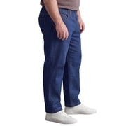 Turtle Bay New York Mens Comfort Fit Casual Elastic Waist Pull on Jeans in Denim (Plus Sizes)
