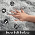 thumbnail image 4 of Soft Modern Indoor Large Shaggy Rug for Livingroom Bedroom Dorm Kids Room Home Decorative, Non-Slip Plush Fluffy Furry Fur Area Rugs Comfy Nursery Accent Floor Carpet 8x10, 4 of 7