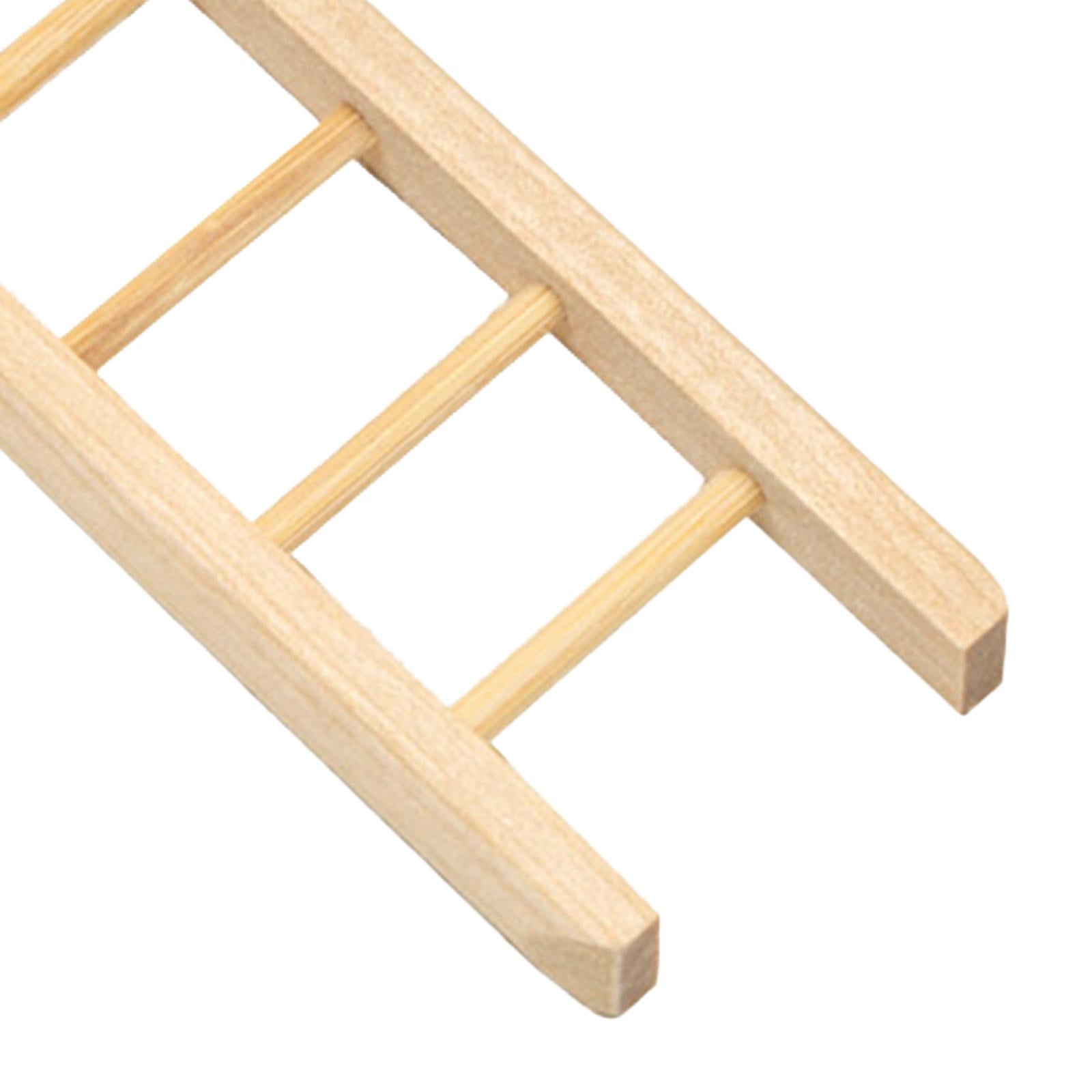 1:12 scale Wooden Step Ladder folds up U3192