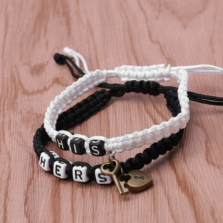 JUNTEX Couples Bracelet His and Hers Matching Jewelry Lovers