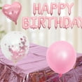 thumbnail image 2 of KAKOWELY 1 juego de globos rosas para fiesta de cumpleaños, kit de decoración para fiesta de cumpleaños, suministros para fiesta, 2 of 4