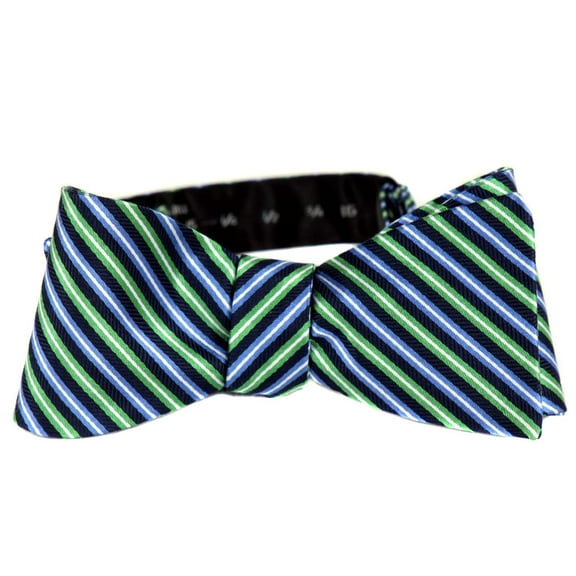 BuyYourTies - FBTZ-489 - Mens Aficionado Self Tie Bow Tie - Green Black