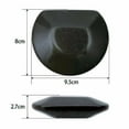 thumbnail image 2 of Master Massage Three Quarter 3/4 Round Balsalt Hot Stone Rock Guasha Tool 2 Piece Pack, 2 of 4