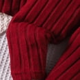 thumbnail image 6 of yboeqw Toddler Baby Girl Clothes 2 Piece 1T 2T 3T 4T Long Sleeve Ribbed Sweatshirt Top and Pants Fall Winter Outfits Set,Size 9-12 Months, 6 of 8