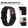 thumbnail image 3 of adepoy Compatible with Fitbit Charge 3 Bands for Women Men Large Small, Adjustable Replacement Wristbands for Fitbit Charge 3 and Fitbit Charge 3 SE, 3 Pack, 3 of 7