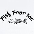 thumbnail image 2 of CafePress - Fish Fear Me Infant Bodysuit - Baby Light Bodysuit, Size Newborn - 24 Months, 2 of 4