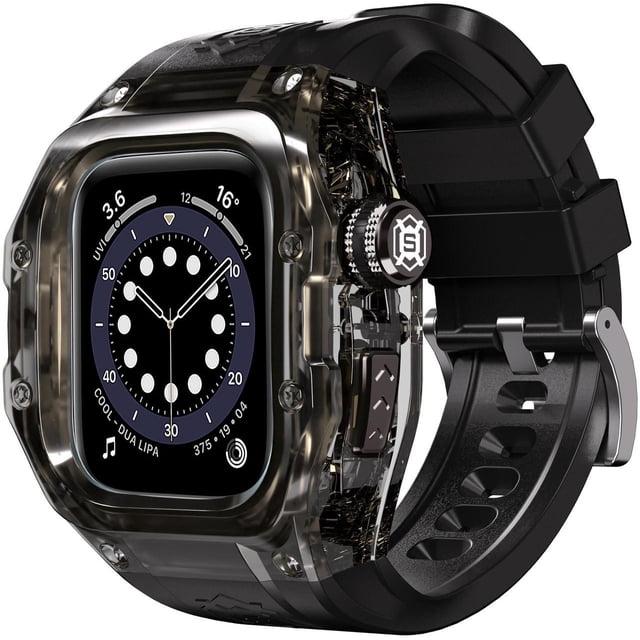 Waterproof Case for Apple Watch Series 10 42mm, Protective Rugged Case with Soft Silicone Band and Built-in Screen Protector for iWatch Series 10 42mm