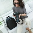 thumbnail image 3 of HONITANO 1Pc Durable Nylon Camera Backpack Grey Waterproof Dslr Bag with Tablet and Accessory Storage, 3 of 8