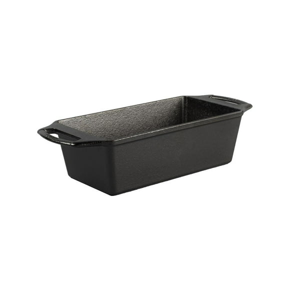 Lodge 8.5 x 4.5 Inch Seasoned Cast Iron Loaf Pan, Lodge Bakeware Loaf Pan