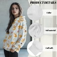 thumbnail image 6 of FOR U DESIGNS Ice Cream Corgi Womens Hoodie Sweater Long Sleeve Loose Pullover Sweatshirt for Women Trendy Graphic Hoodies Size 2XL Ladies Activewear Tops, 6 of 7