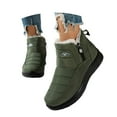 thumbnail image 3 of Winter Ankle Boots Fashionable Solid Color Lined Warm Snow Boots Comfortable Casual Footwear, 3 of 7