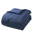 thumbnail image 4 of Mainstays 5-Piece Navy Waffle Check Comforter Set, King, 4 of 6