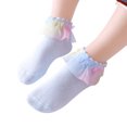 thumbnail image 3 of ITFABS Baby Girls Ankle Short Princess Socks Cotton Lace, 3 of 5
