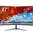 thumbnail image 1 of Monitor ZZA Curvo 2K 2560x1440 75Hz HDMI/DP de 27 pulgadas, 1 of 9