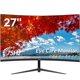 thumbnail image 1 of Monitor ZZA Curvo 2K 2560x1440 75Hz HDMI/DP de 27 pulgadas, 1 of 9