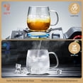 thumbnail image 5 of Glass Tea Cup with Infuser and Lid, 17.6oz/520ml Large Borosilicate Teacup,Tea Glass, Clear Mug for Loose Leaf Tea, Blooming Tea, Microwave & Dishwasher Safe - Tea Maker Gift for Birthday, 5 of 6