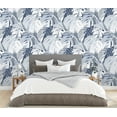 thumbnail image 3 of REMIX Walls by Katie Hunt Castaway Ocean Blue Wall Mural, 3 of 7