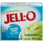 Jell-O Instant Sugar-Free Fat-Free Pistachio Pudding & Pie Filling 1 oz Box (Pack of 6)