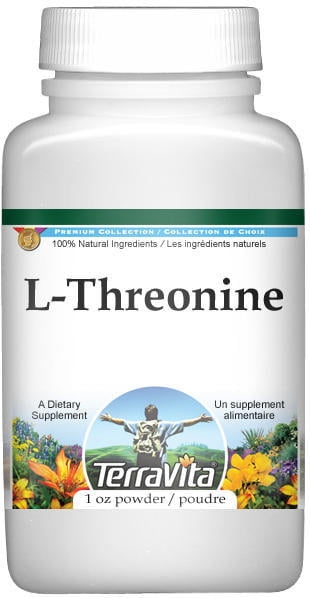 TerraVita L-Lysine Powder, (1 oz, 1-Pack, Zin: 514863)