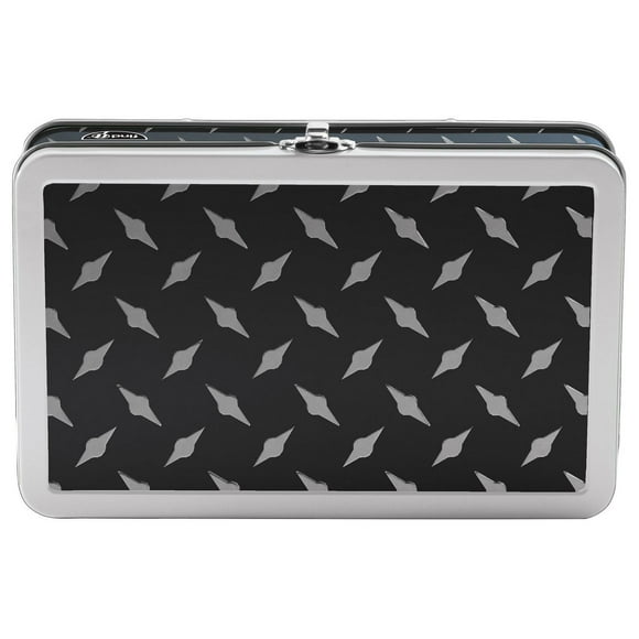 Find It Tin Pencil Box – Black Treadplate