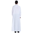 thumbnail image 3 of Mens One-piece Sleepshirt Middle Eastern Men's Robes White (M size), 3 of 5