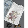 thumbnail image 3 of Beautiful Hibiscus Flowers Bird T-Shirt Women -Image by Shutterstock, Female x-Large, 3 of 4