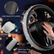 thumbnail image 2 of Juego de fundas universales para volante de coche con anilla de arranque para cinturón de seguridad, 2 of 5