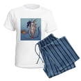 thumbnail image 5 of CafePress - Anime Mermaids Women's Light Pajamas - Women's Short Sleeve Print T-Shirt and Pants Light Cotton Pajama Set, 5 of 7