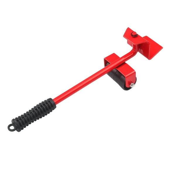 Furniture Moving Kit Easy Mover Appliance Roller Lifter Moving System with 4 Wheel Sliders Lifter Kit for Moving Sofa Cabinet Table 180 Degree Adjustable Head of Pry Bar