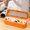 Orange, variant on 2026 New Kitchen Tools- 4 Grids Seasoning Box Spice Jar Kitchen Organizer And Storage Spice Jars Clean Combination Seasoning Box Pepper Shakers Container Spice Container Set