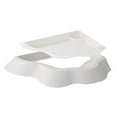thumbnail image 3 of Milaget Reptile Water Bowl Food Feeding Bowl with Ramps Decorative Tank Accessory Tortoise Food Dish Bathing Pool for Tortoise Turtle White, 3 of 9