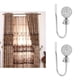 thumbnail image 4 of 2 ganchos decorativos para sujetar cortinas de estilo nórdico ahuecados Plata, 4 of 9