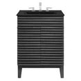 thumbnail image 2 of Modway Render 24" Particleboard and Laminate Bathroom Vanity in Charcoal/Black, 2 of 4