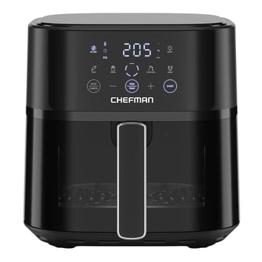 Freidora de Aire Chefman 5.67 Lts. con Ventana Negra