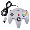 thumbnail image 1 of N64 Controller, iNNEXT Classic Retro Wired Controllers Gamepad Controller Joystick for N64 Console Video Games System(Gray), 1 of 7