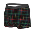thumbnail image 2 of Disketp Buffalo Plaid Dark Green Men'S Boxer Briefs,Soft And Breathable Cotton Underwear With Comfortflex Waistband, 2 of 9