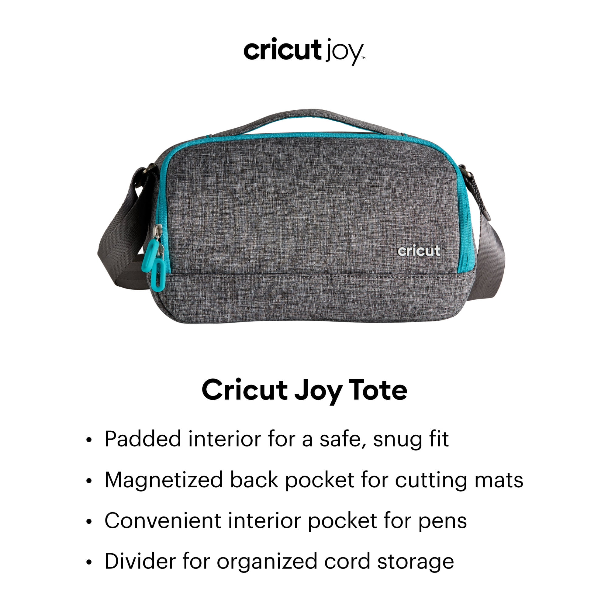Cricut Joy 11.5 Gray & Blue Tote