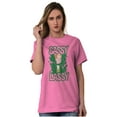 thumbnail image 4 of Retro Cartoon St Paddys Sassy Lassy Women's Graphic T Shirt Tees Brisco Brands S, 4 of 6