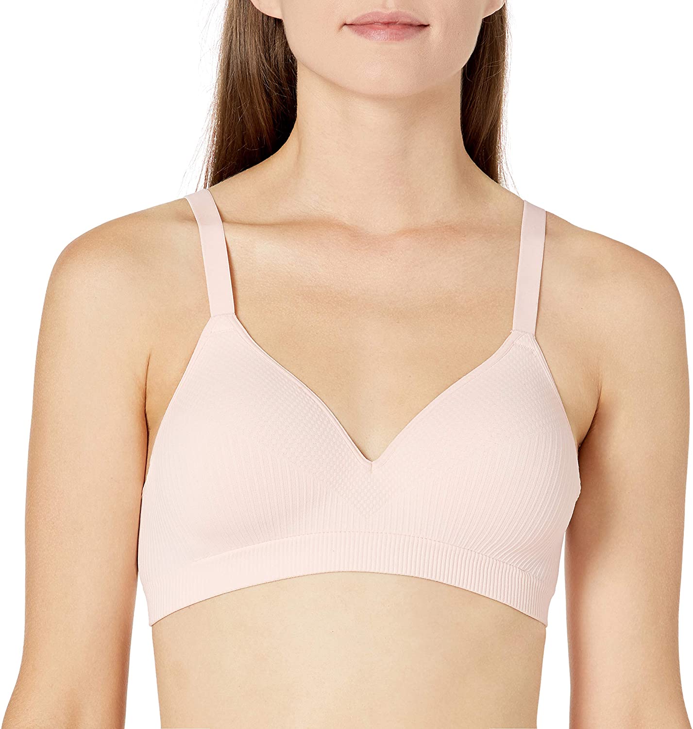 Hanes Wireless Bra, Seamless Bra with Full Coverage, Comfort Flex