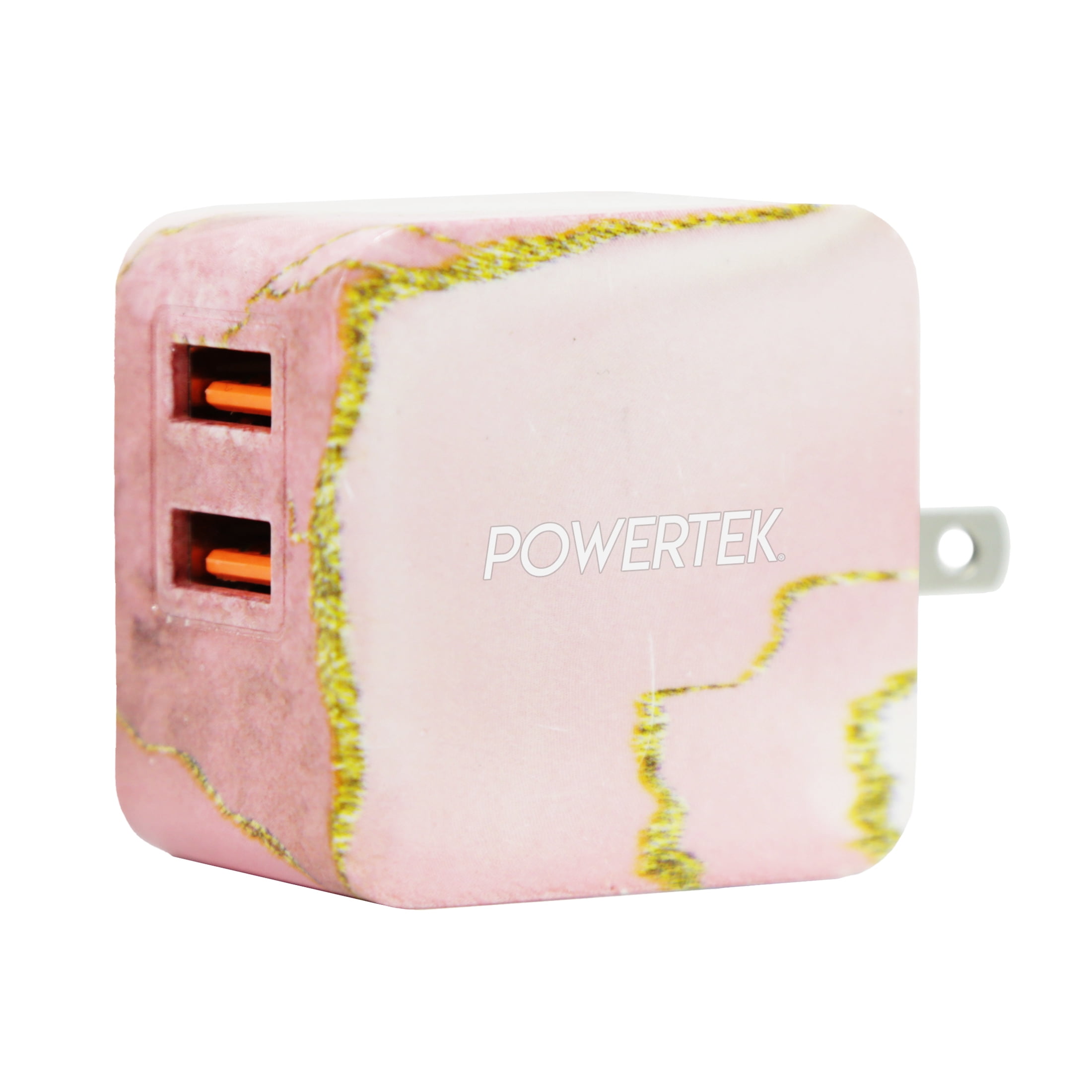 Liquipel Dual USB-A Wall Charger Marble - Pink