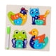 thumbnail image 3 of Rompecabezas de madera Montessori con formas de dibujos animados, bloques de madera para niños. pastar, 3 of 9