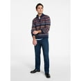 thumbnail image 2 of George Men's and Big Men's Fair Isle Quarter Zip Sweater with Long Sleeves, Midweight, Sizes XS-3XL, 2 of 5
