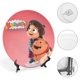 thumbnail image 4 of Kazoops Plato decorativo de porcelana fina (bone china), plato decorativo de cerámica para hogar, oficina, soporte de pared, platos decorativos para dormitorio - 6 pulgadas (15 cm), 4 of 6