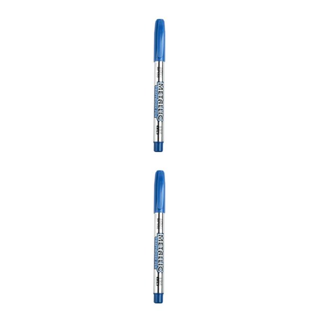 bedienty Acrylic Paint Markers Durable Marker for Card Making Set Wedding Supplies blue 2Set