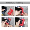 thumbnail image 4 of Car Seat Belt Buckle Clip Silicone Anti-Scratch Cover Accessory Red Safety, 4 of 5