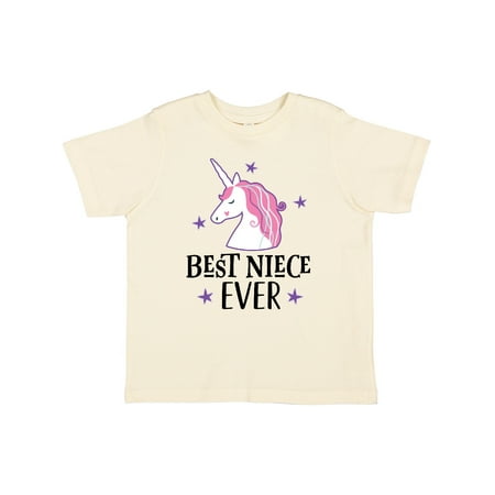 

Inktastic Best Niece Ever Unicorn from Aunt Gift Toddler Toddler Girl T-Shirt